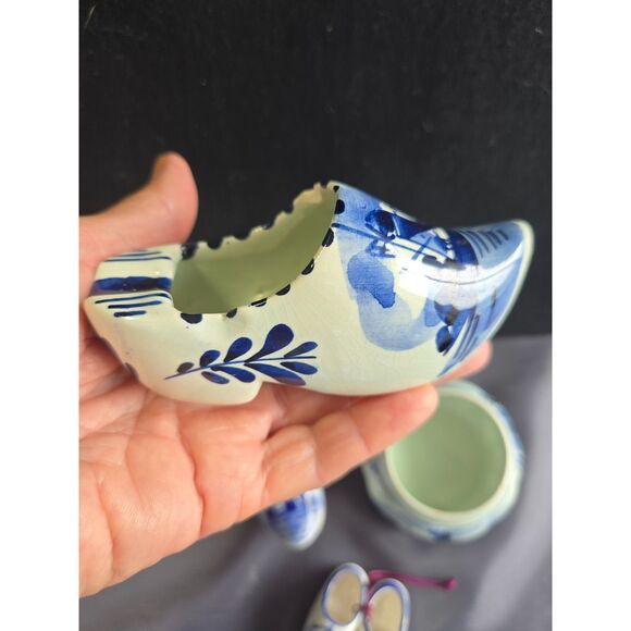 Vintage Delftware Ceramic Ashtray Shoe - Picture 3 of 9